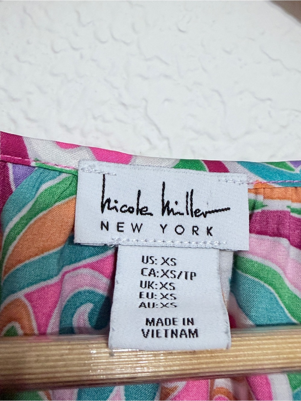Nicole Miller Somerset dress in multicolor floral size XS - Picture 9 of 16